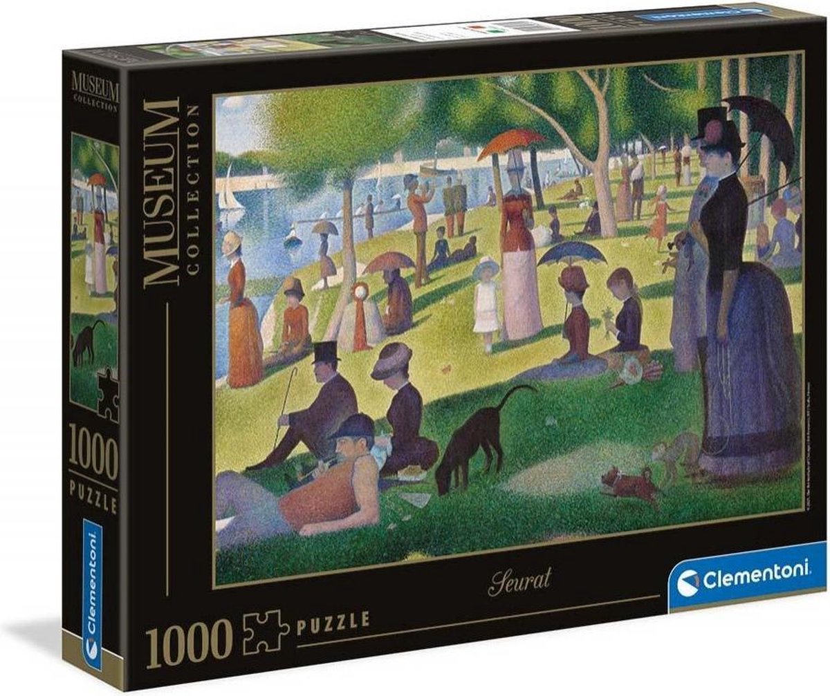 Clementoni Museum Collection Puzzel 1000 Georges Seurat A Sunday on La grande Jatte