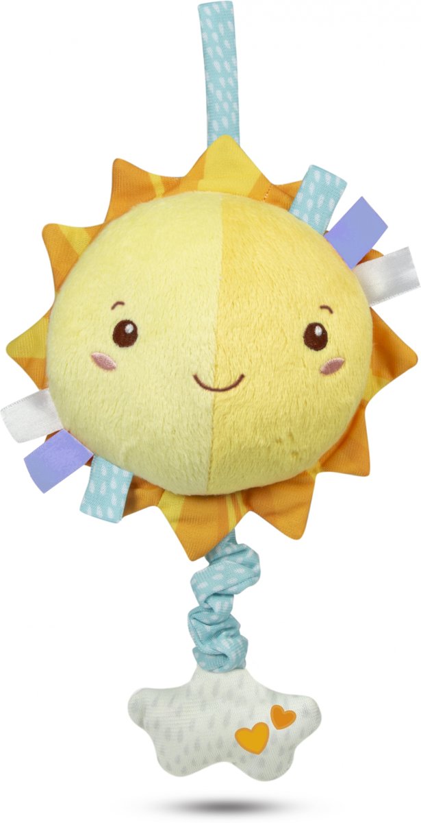 Clementoni Muziekknuffel Soft Sun Geel