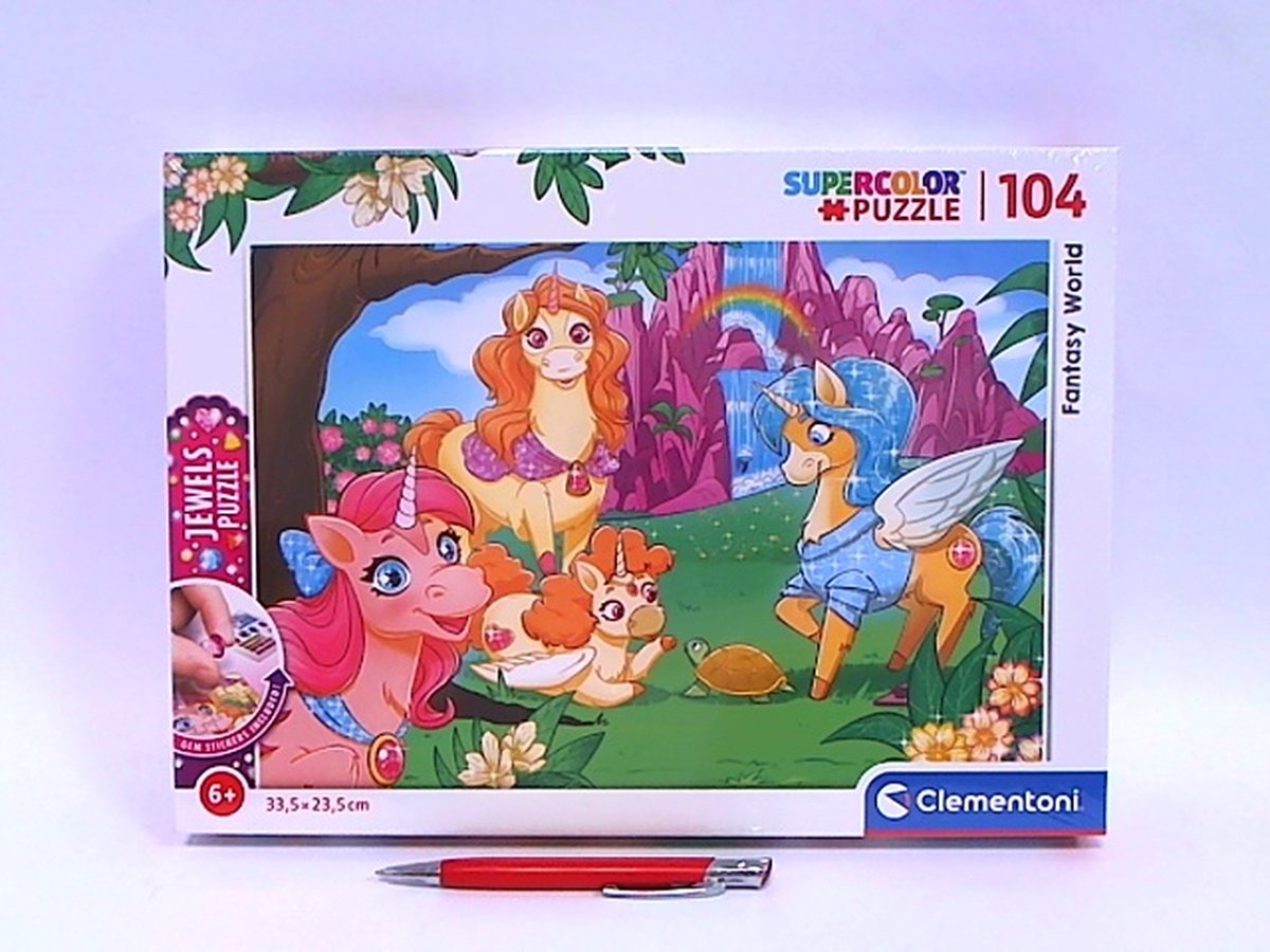 Clementoni PUZZEL FANTASY WORLD  104 STUKJES