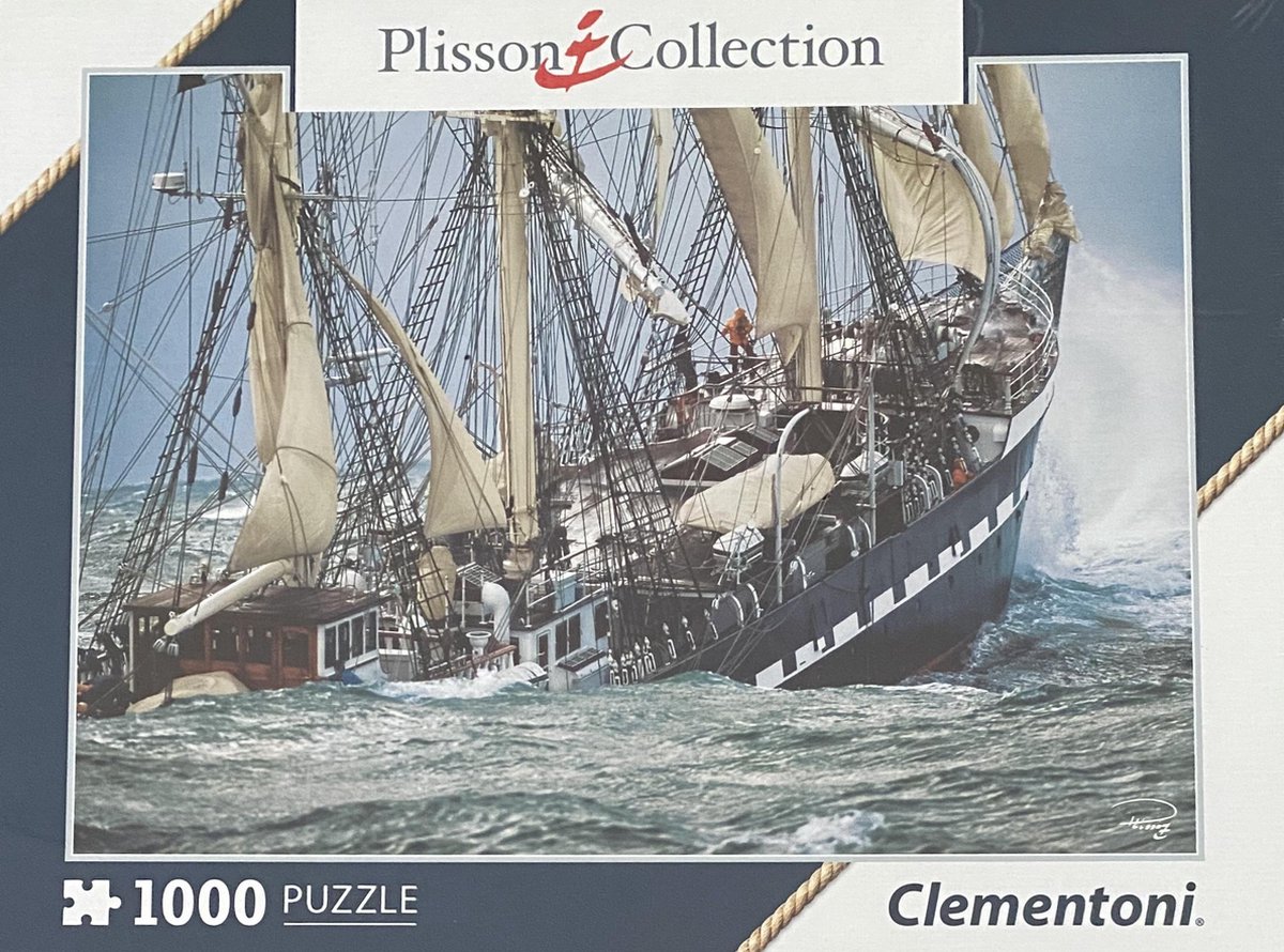 Clementoni Panorama puzzel The last French tall ship 1000