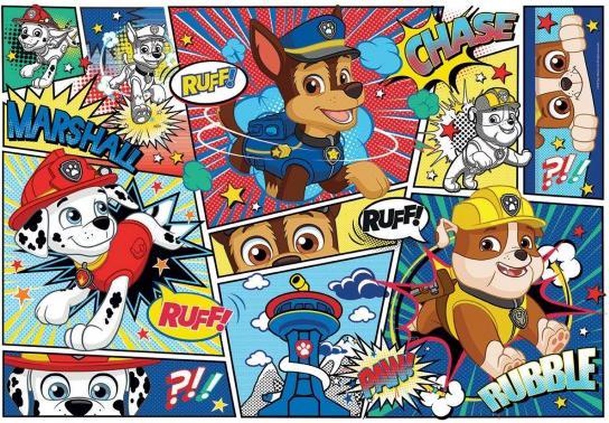 Clementoni Paw Patrol Comic puzzel 104 stukjes 6+