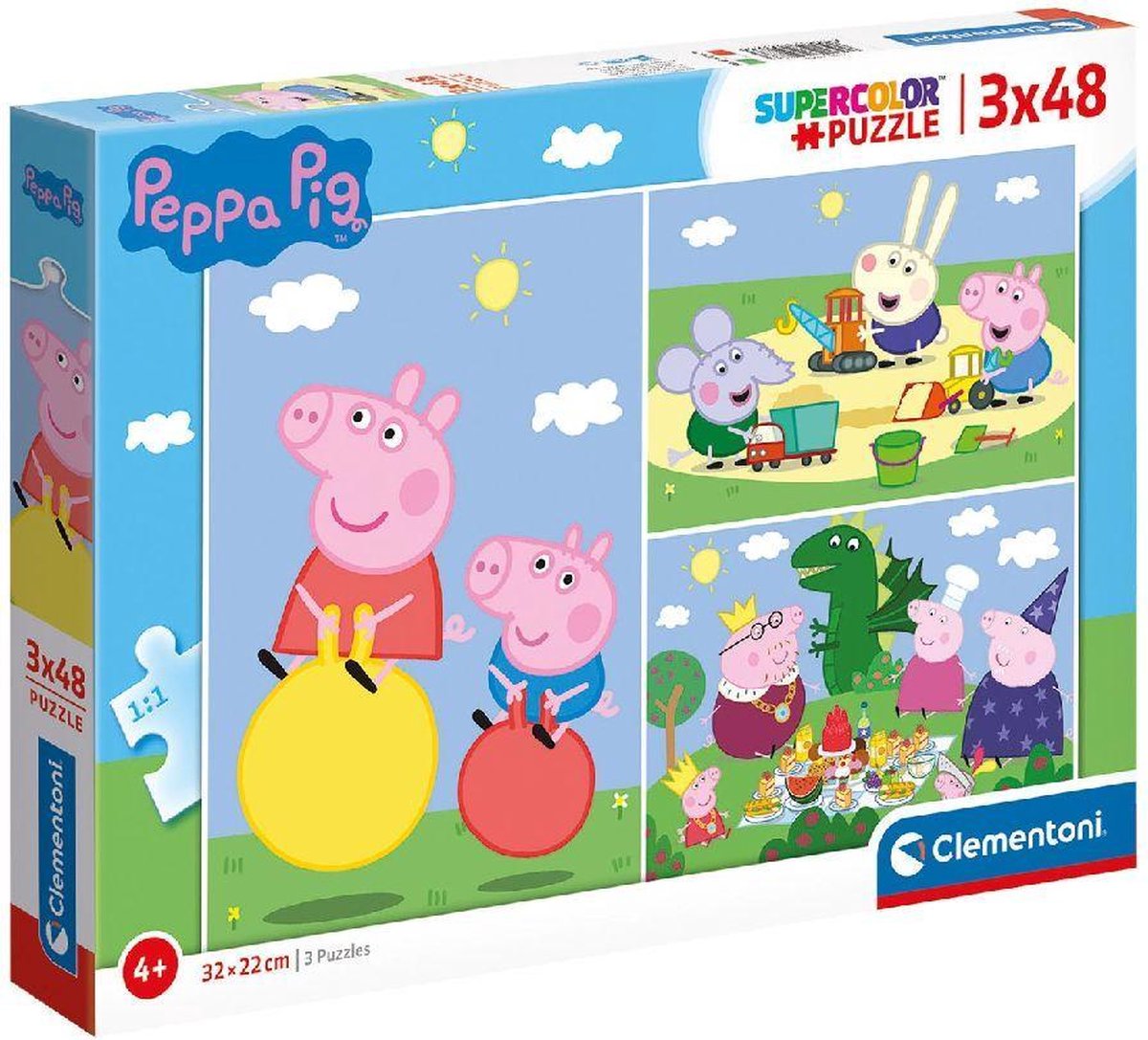 Clementoni Peppa Pig Puzzel 3x48st