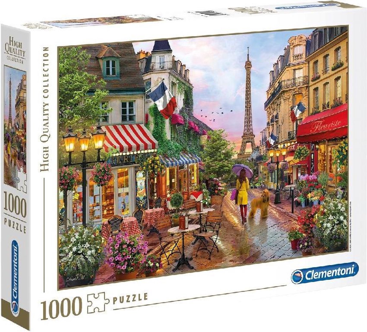 Clementoni Puzzel 1000 Flowers in Paris