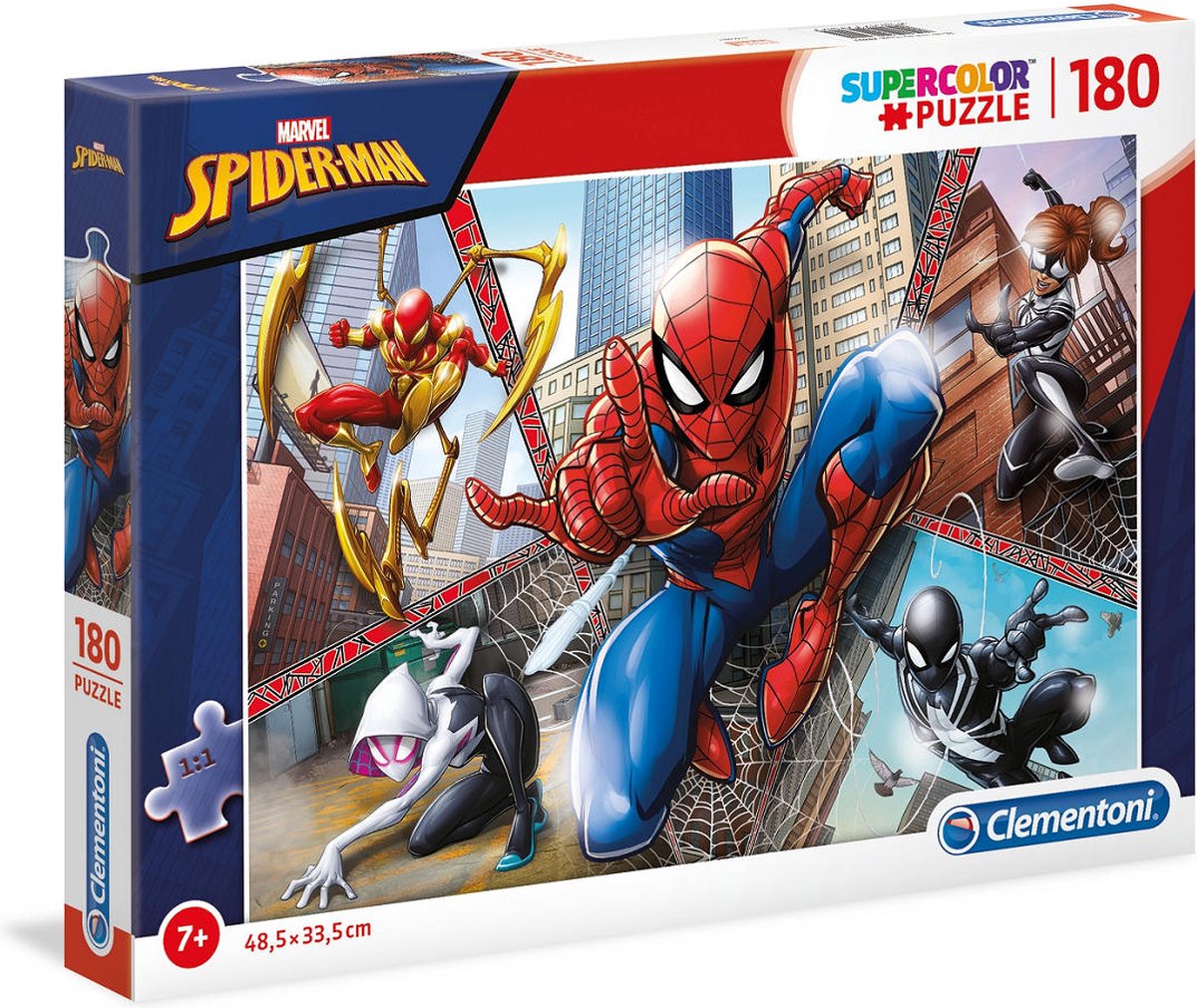 Clementoni Puzzel 180 stukjes Spider-Man