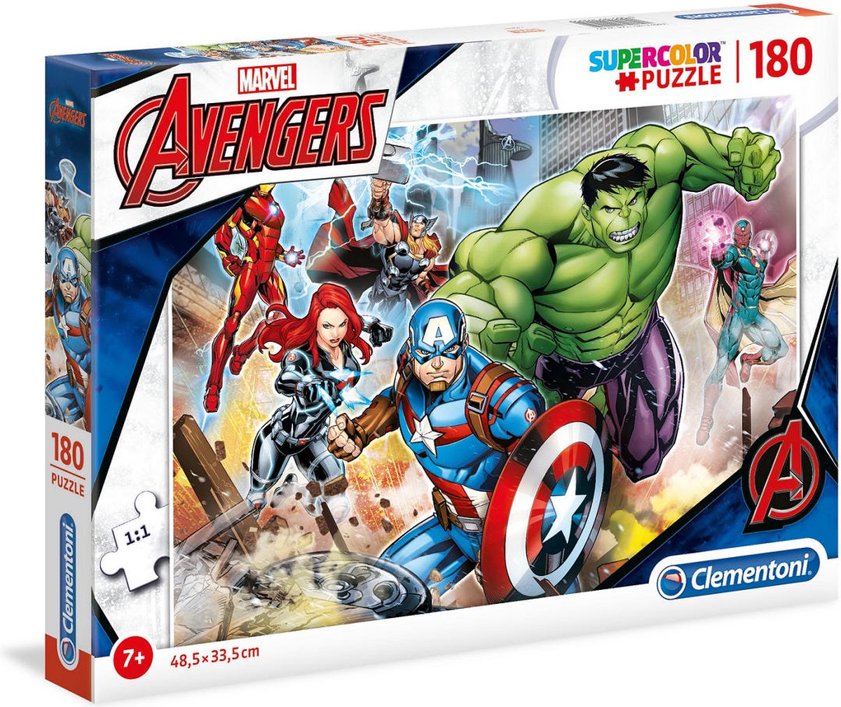 Clementoni Puzzel 180 stukjes The Avengers