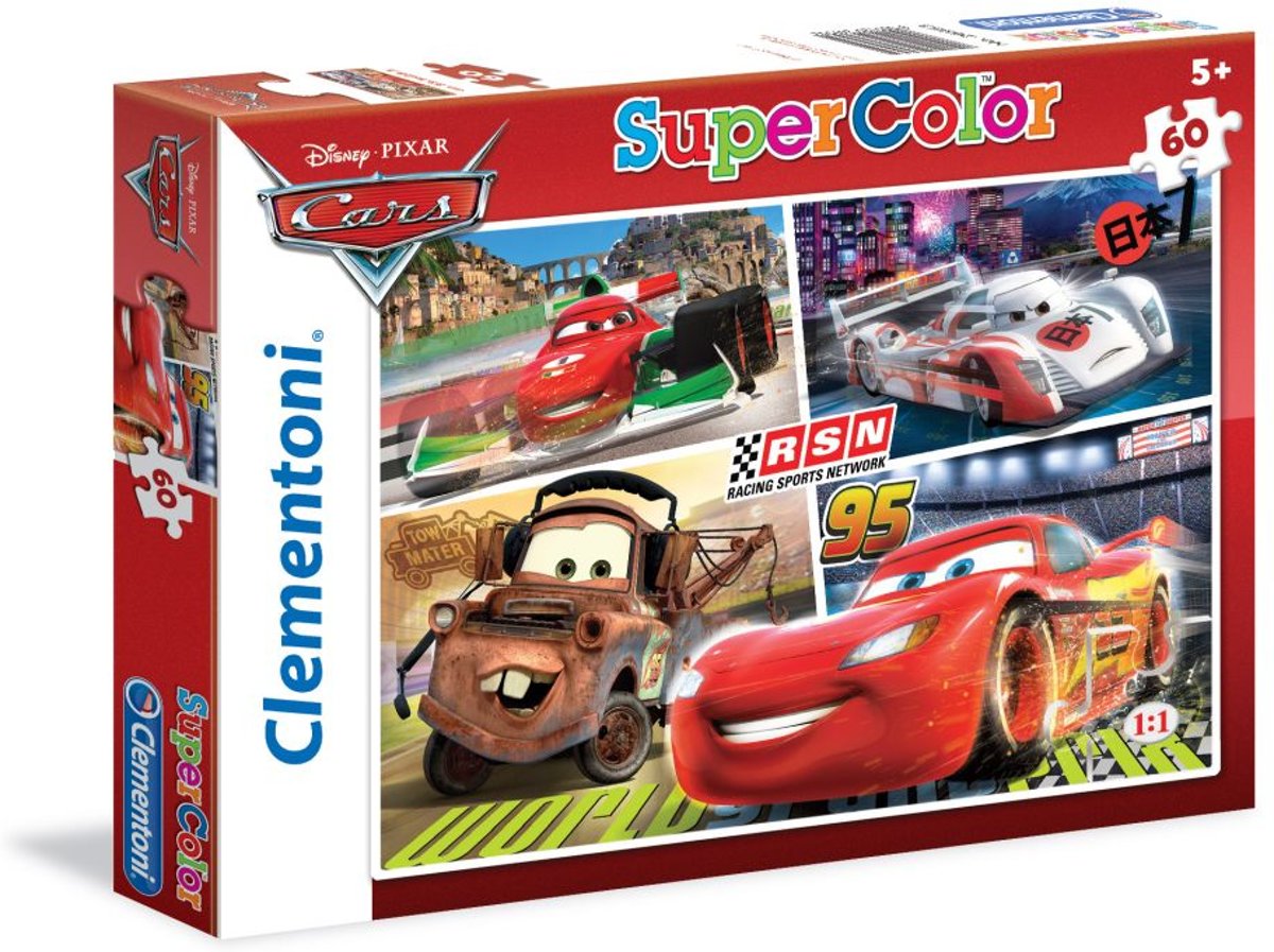 Clementoni Puzzel Cars - 104 stukjes