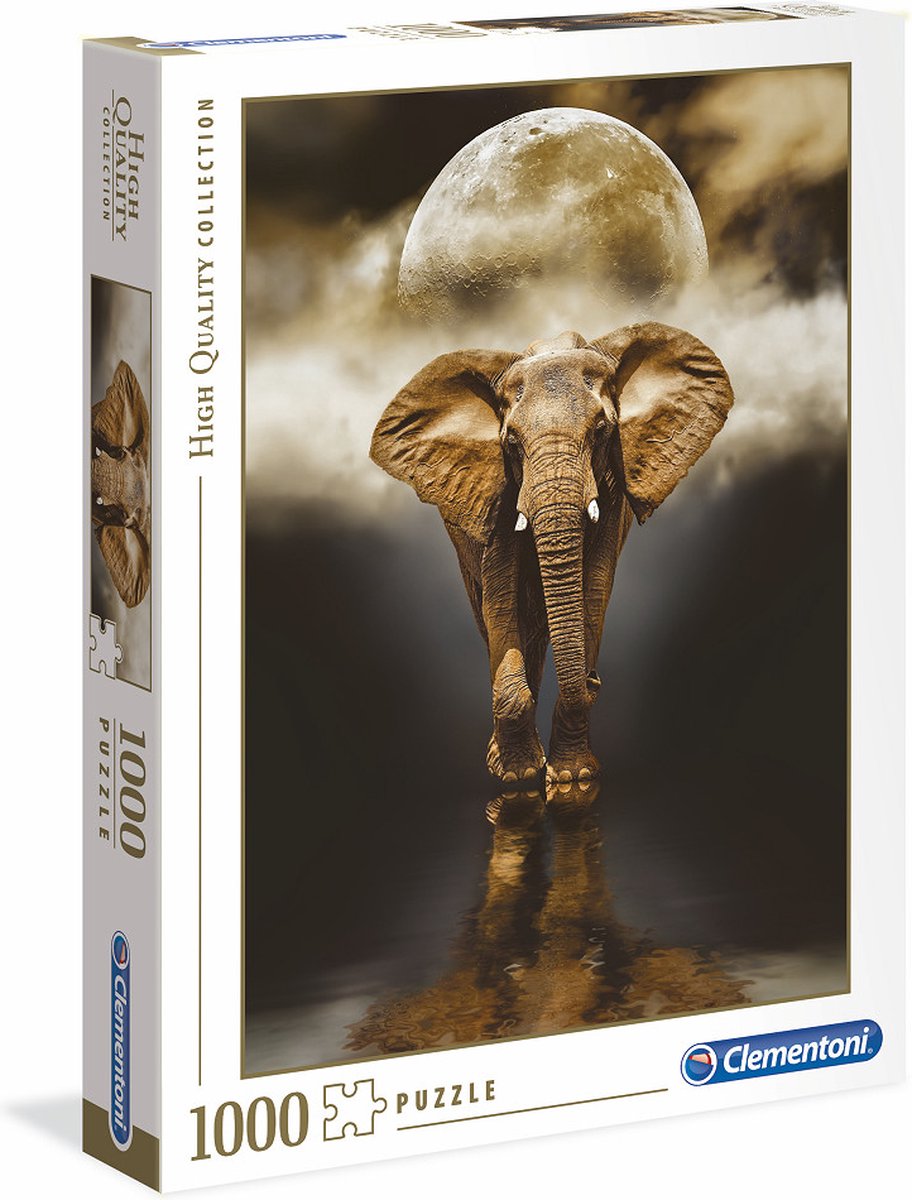 Clementoni Puzzel High Quality 1000 stukjes Olifant