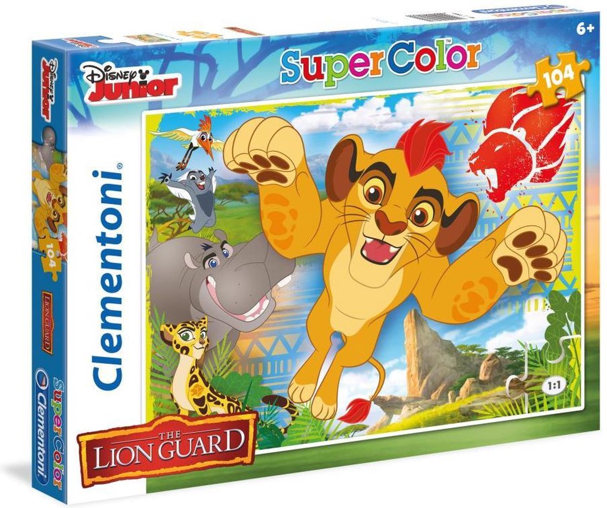 Clementoni Puzzel Lion Guard - 104 stukjes legpuzzel