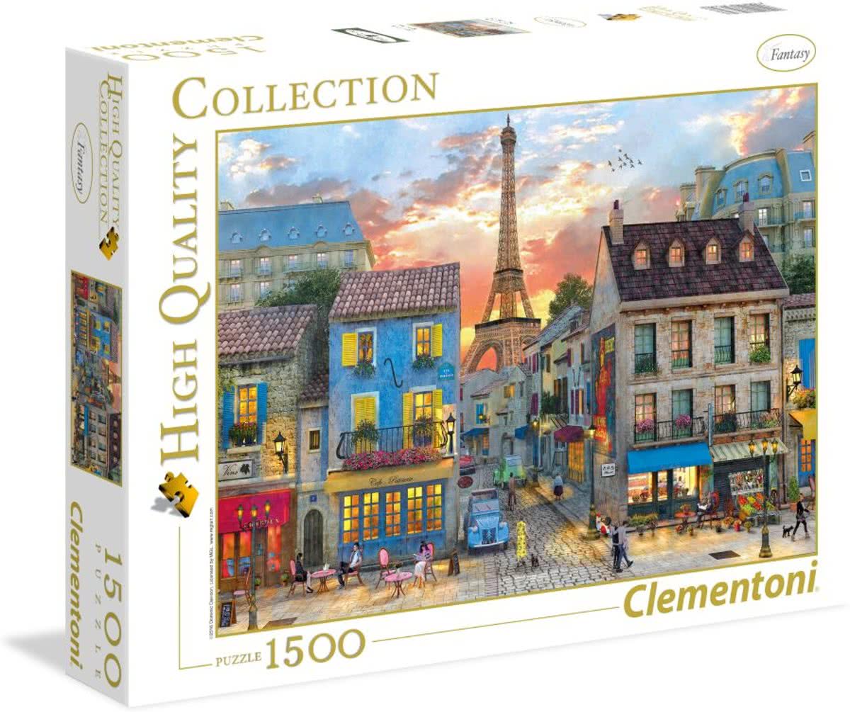 Clementoni Puzzel Streets Of Paris 1500 Stukjes