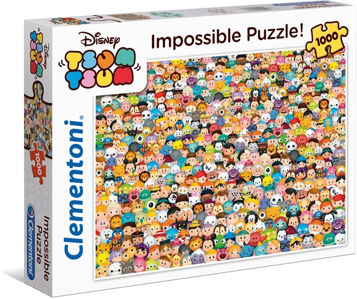 Clementoni Puzzle 1000 Pz. Impossible. Tsum Tsum