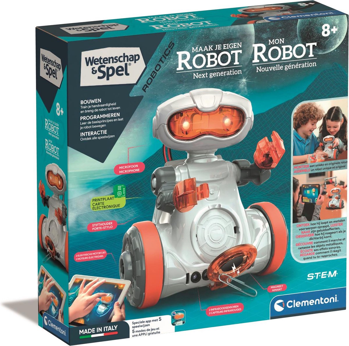   Robotics – Wetenschap & Spel – Maak je eigen Robot – Robotics – Vanaf 7 jaar