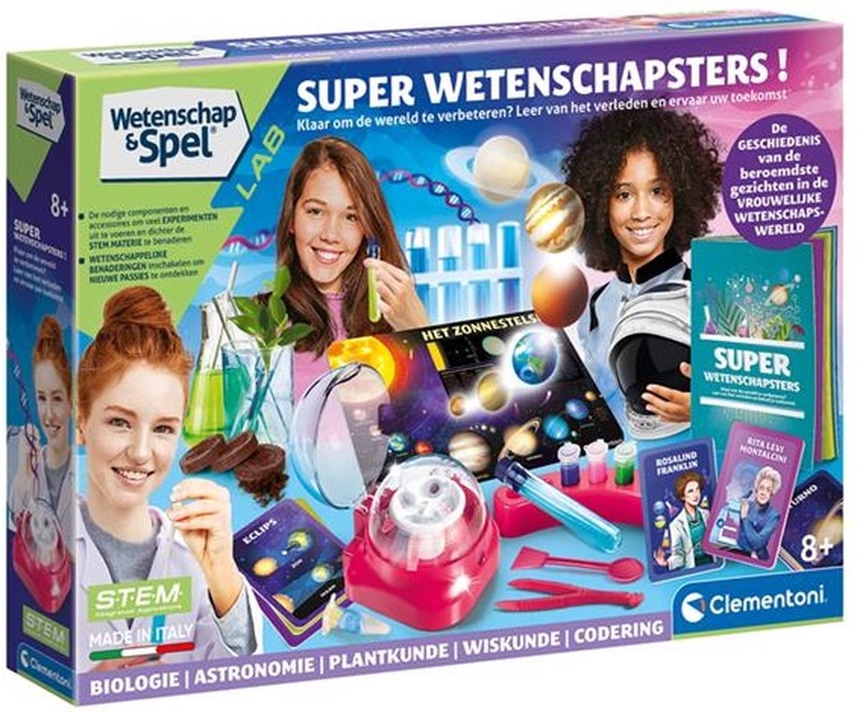 Clementoni Speelset Superwetenschapsters! Meisjes