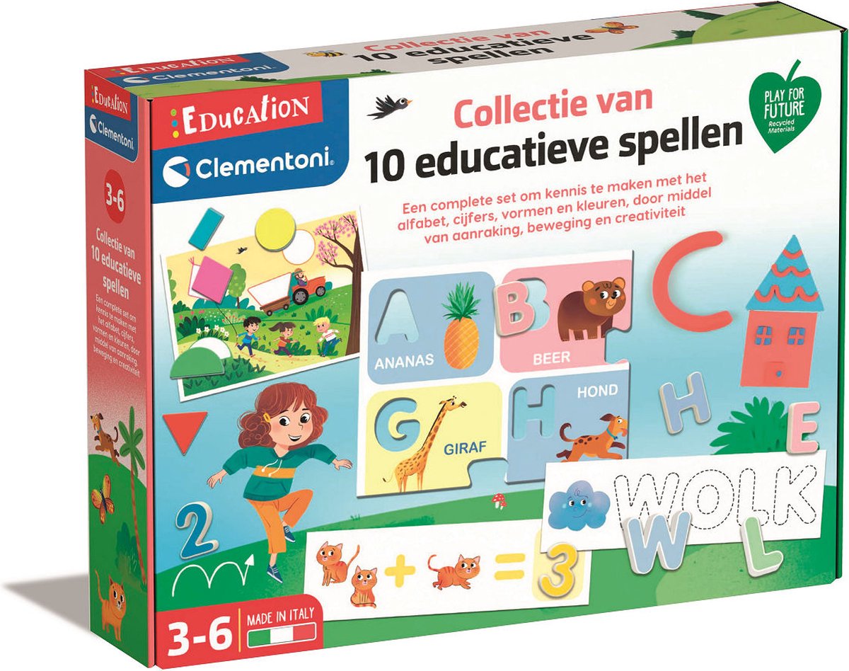 Clementoni Spelend Leren - 10 Educatieve Spellen