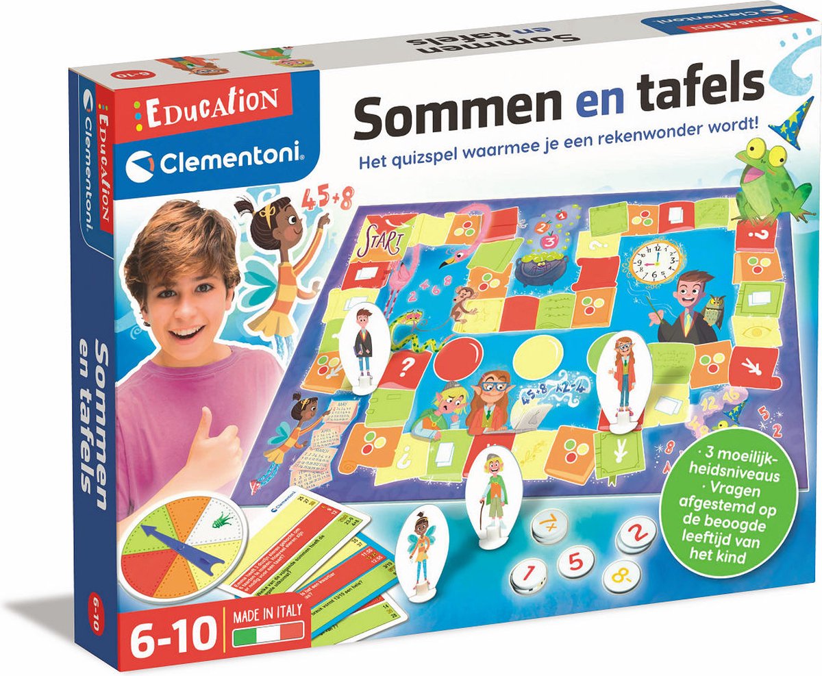 Clementoni Spelend Leren - Sommen en Tafels