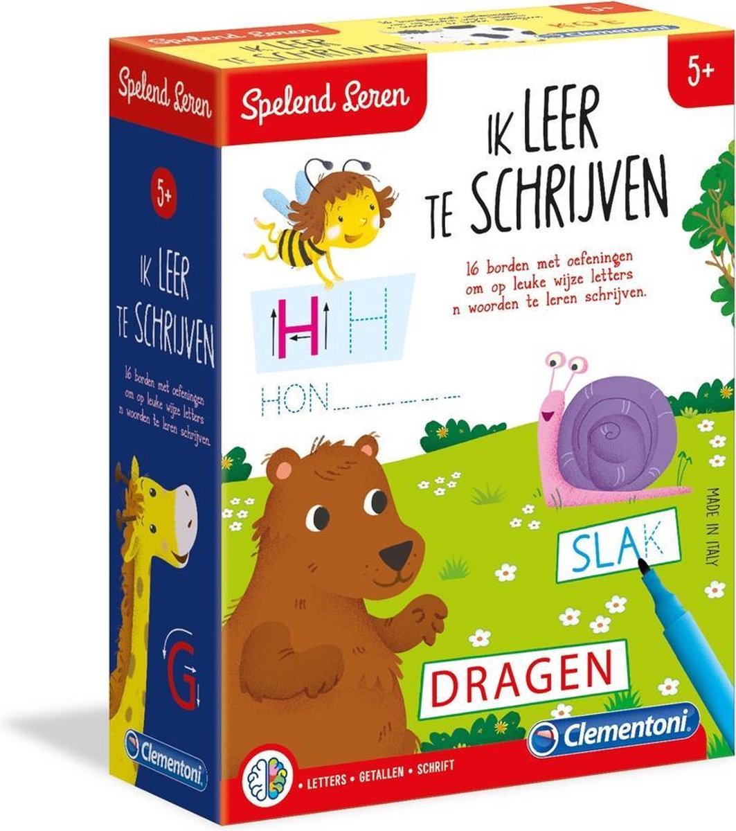 Clementoni Spelend Leren Ik Leer te Schrijven