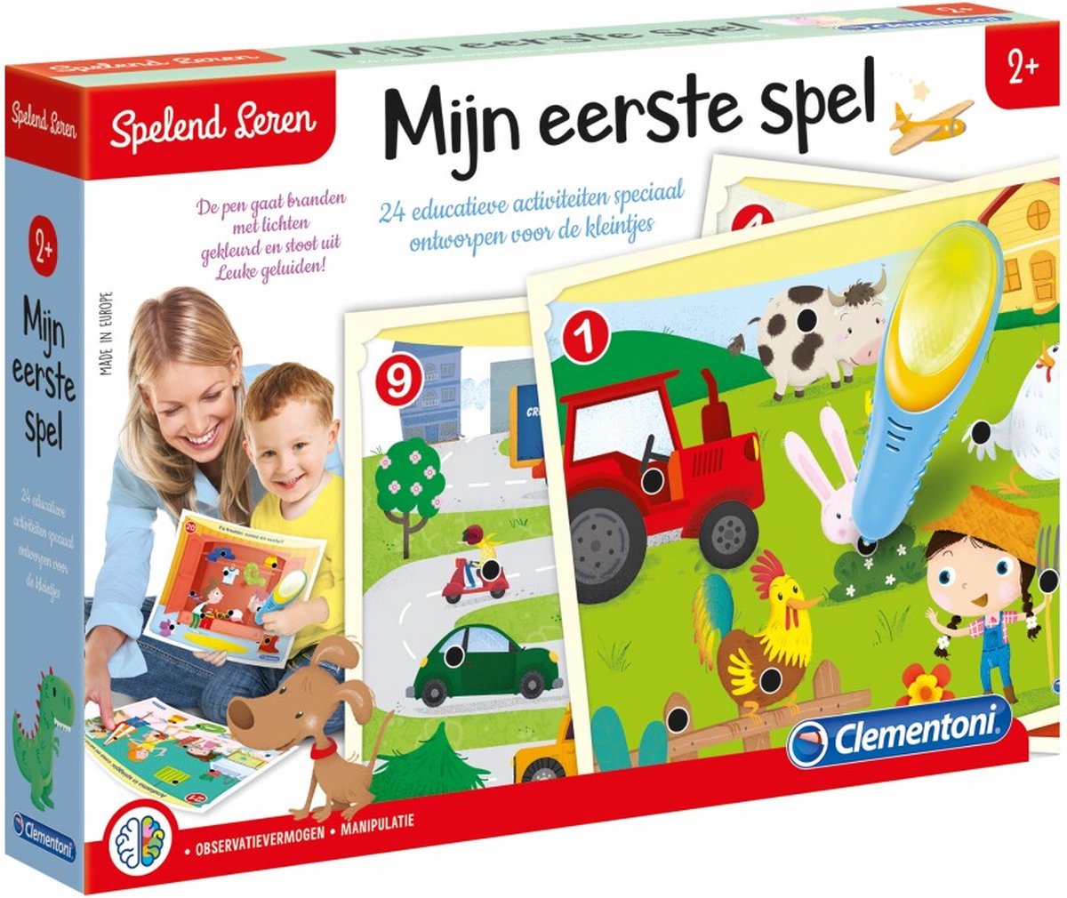 Clementoni Spelend Leren Mijn Eerste Spel met Licht en Geluid