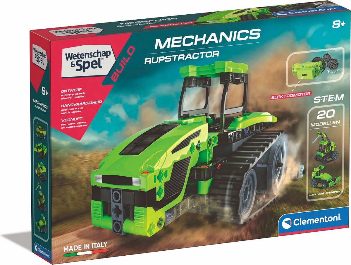 Clementoni Wetenschap  AND  Spel Mechanica - Crawler Tractor