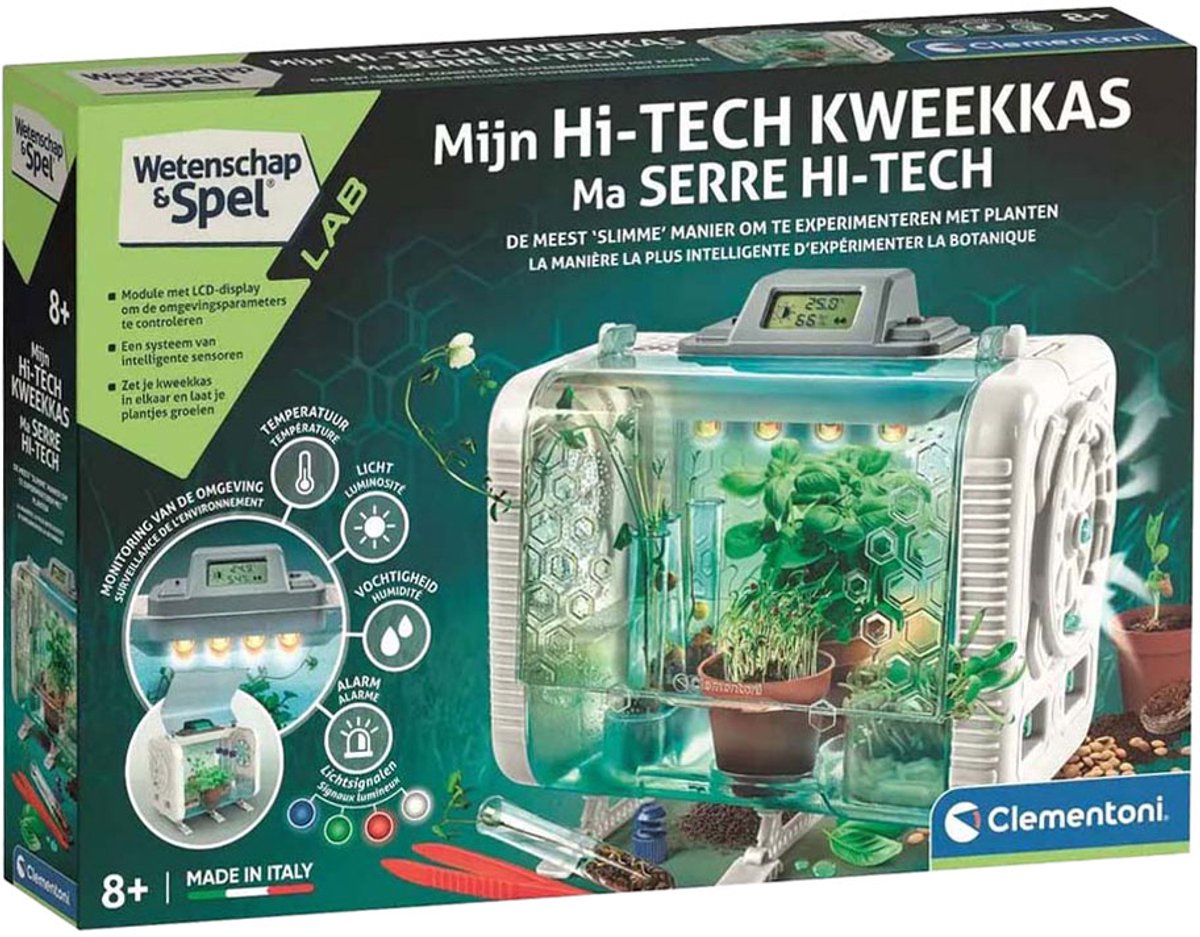   Wetenschap en Spel - Hi-Tech Kweekkas - STEM speelgoed - Broeikas - Experimenteren met Planten - Groene vingers - Vanaf 8 jaar