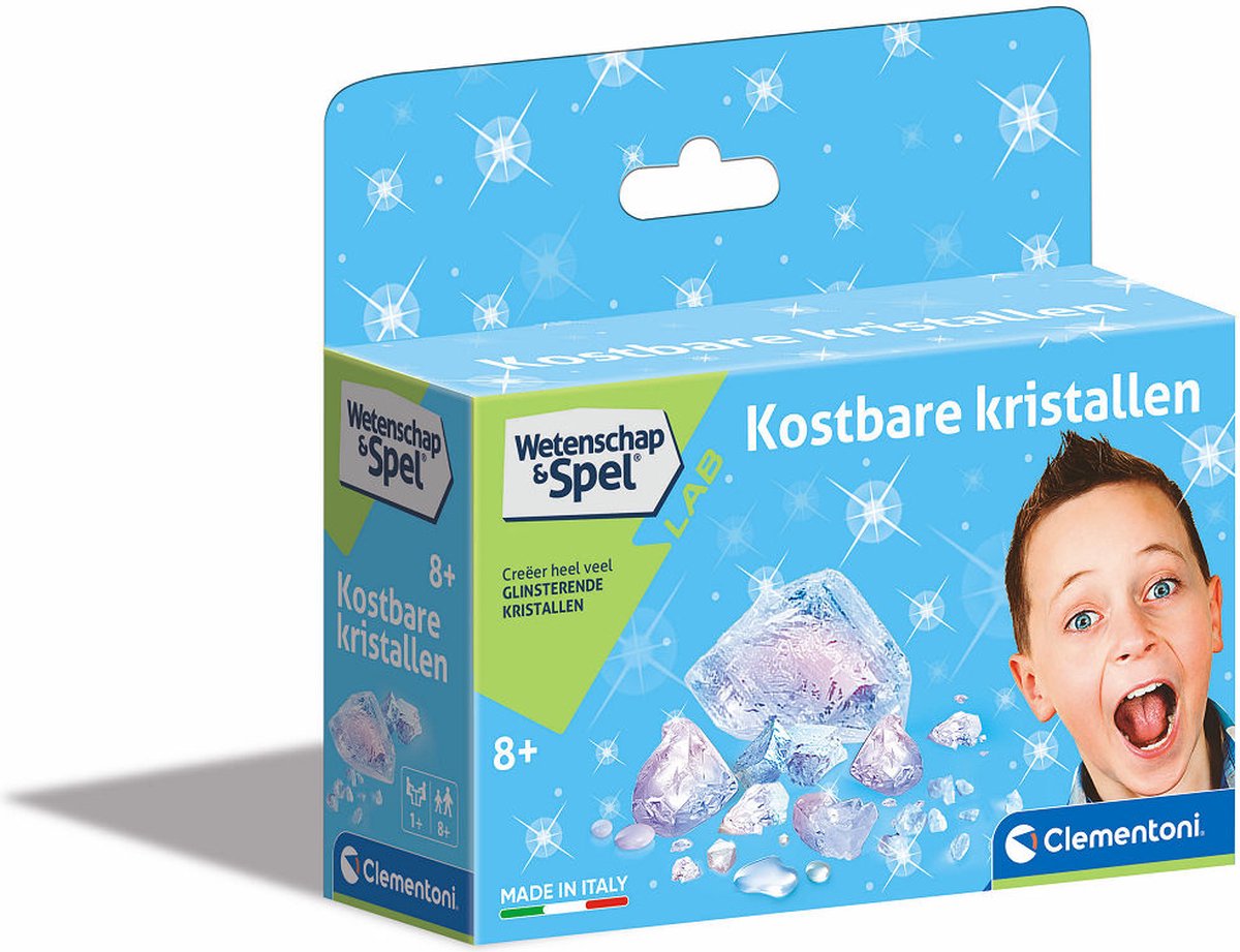 Clementoni Wetenschap en Spel Mini Set Kristallen