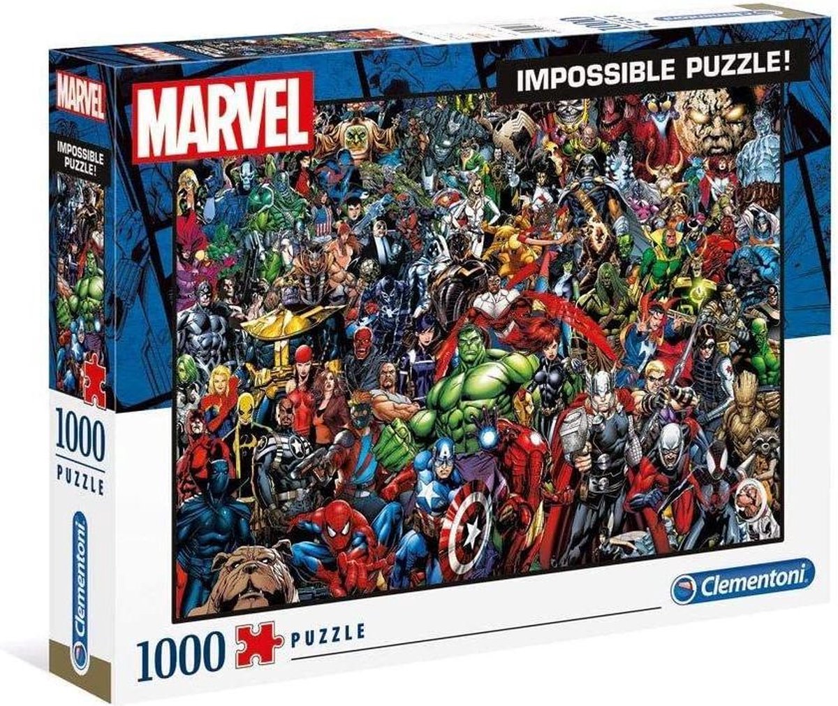 Clementoni impossible Marvel – 1000 delen puzzel