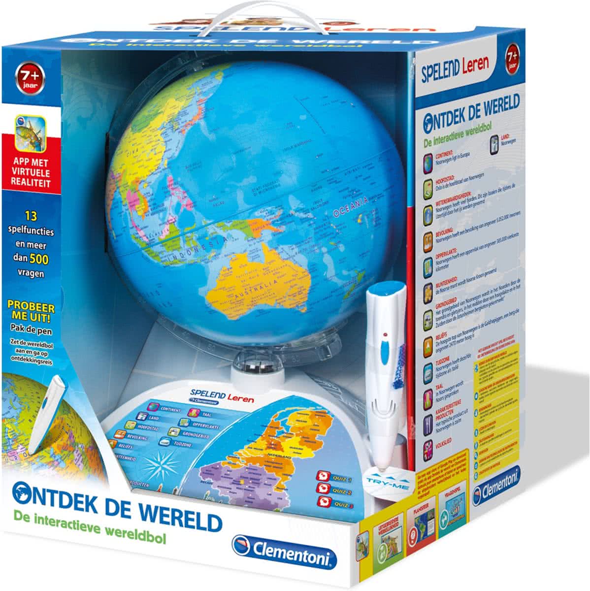 Clementoni interactieve wereldbol