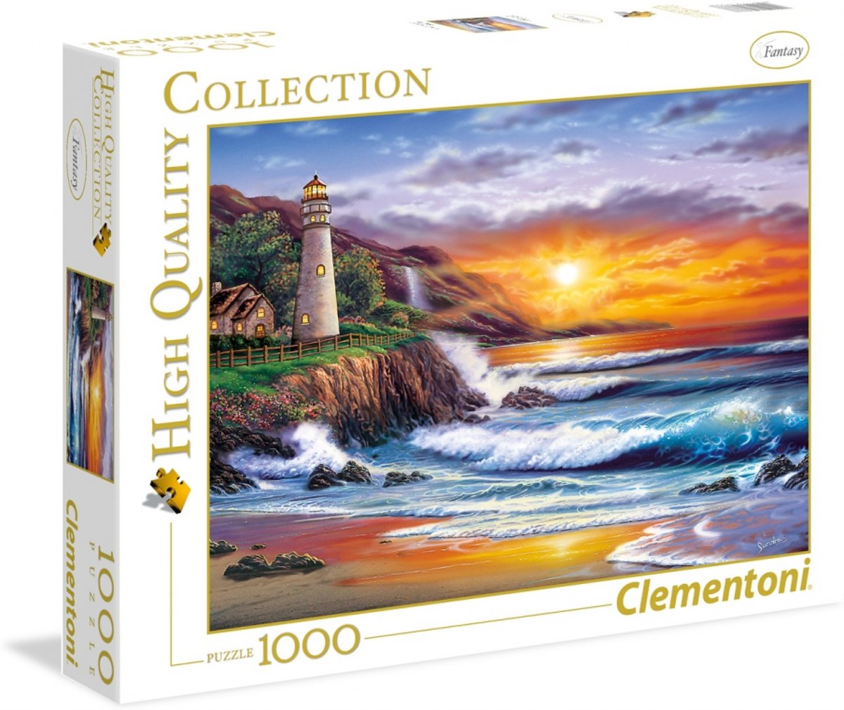 Clementoni legpuzzel High Quality Collection - Vuurtoren 1000 stukjes