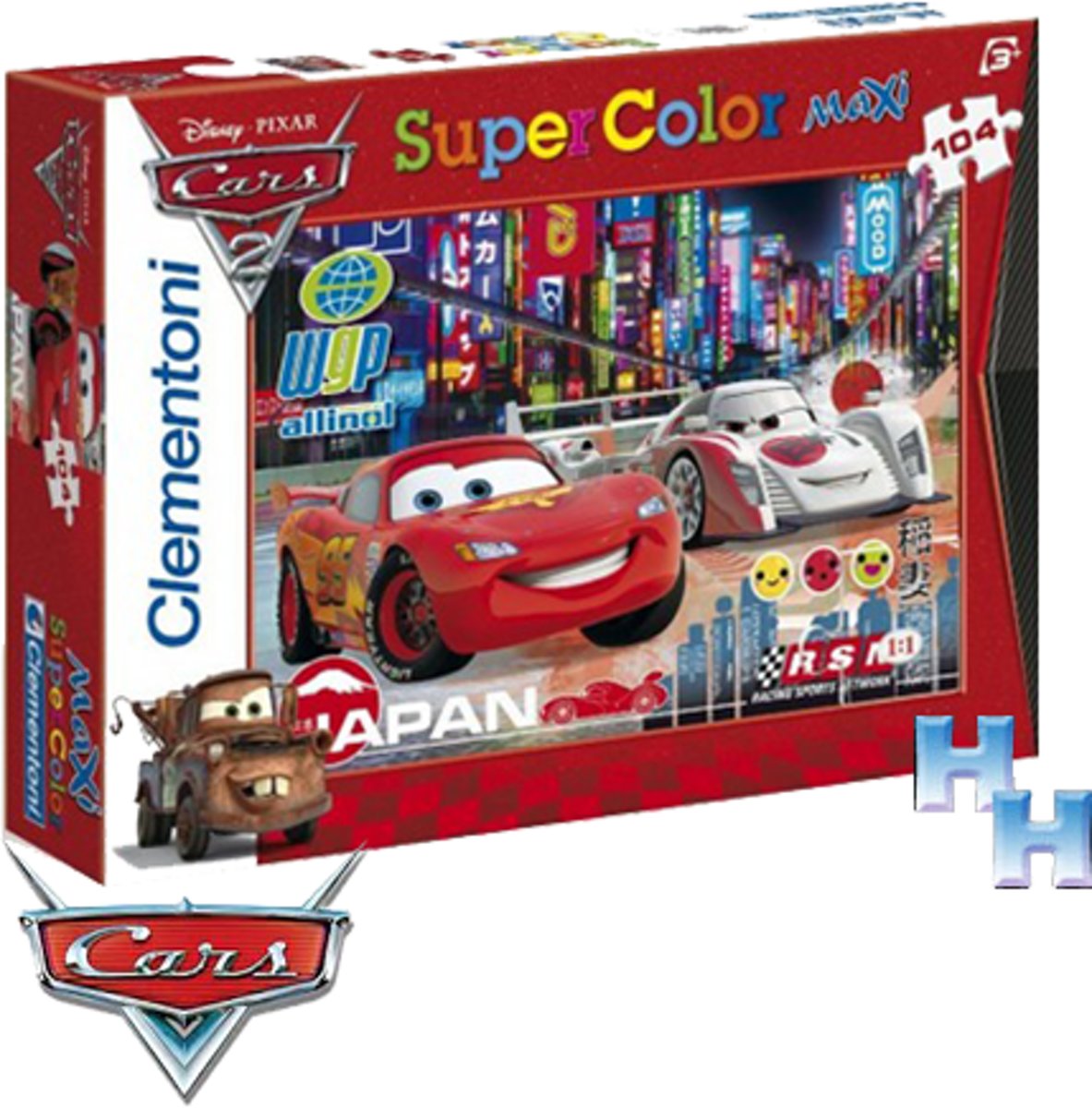 Clementoni puzzel Cars 104 stukjes