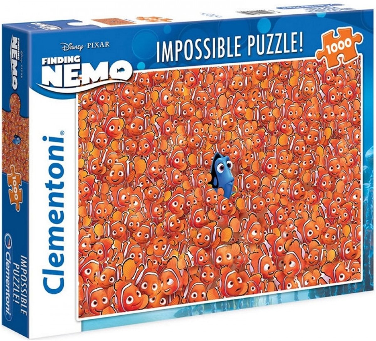 Clementoni puzzel Finding Nemo - Impossible puzzle - 1000 stukjes