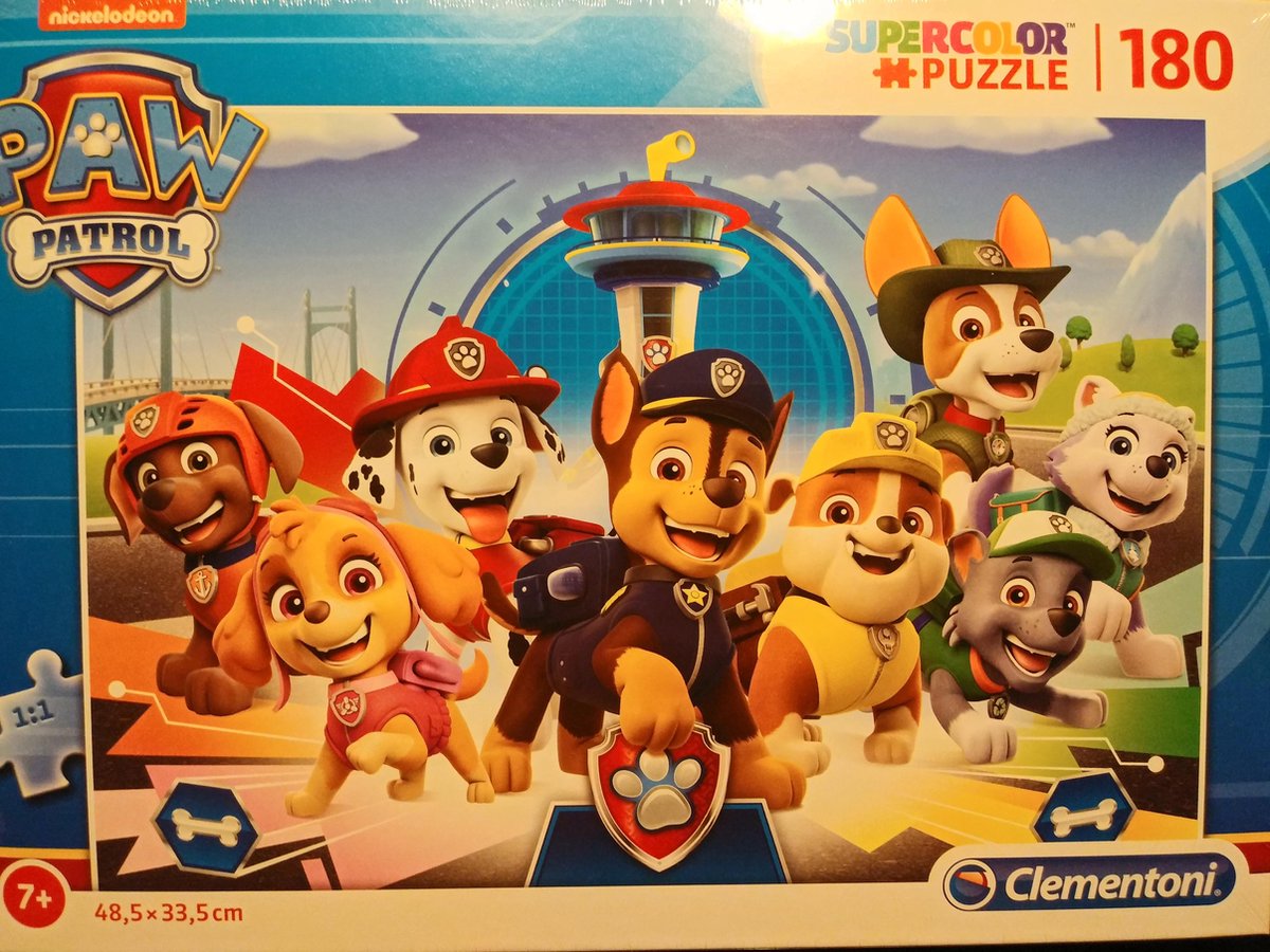 Clementoni puzzel Paw Patrol 180 stukjes