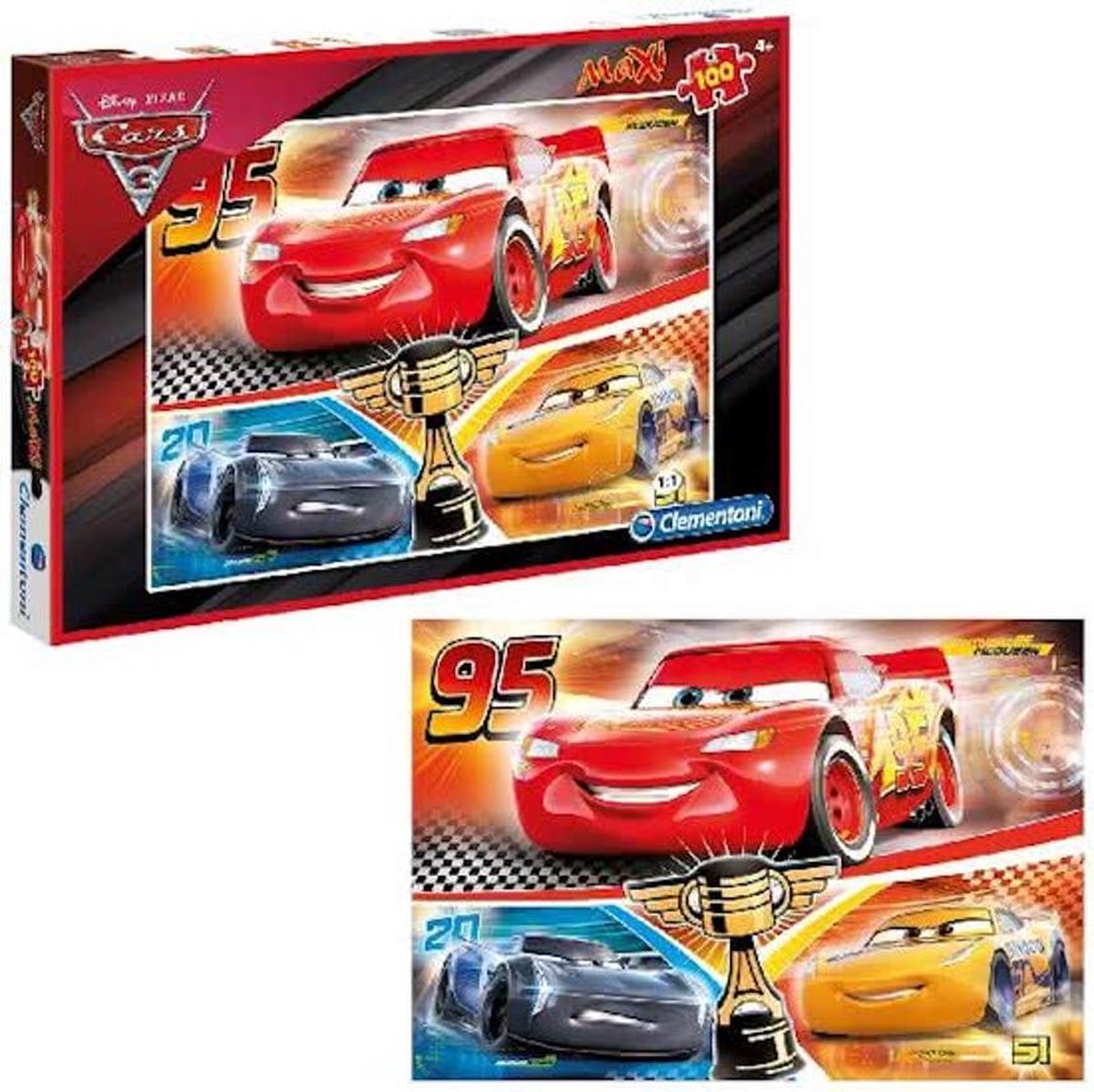 Disney Cars Mega Legpuzzel - 100 stukjes