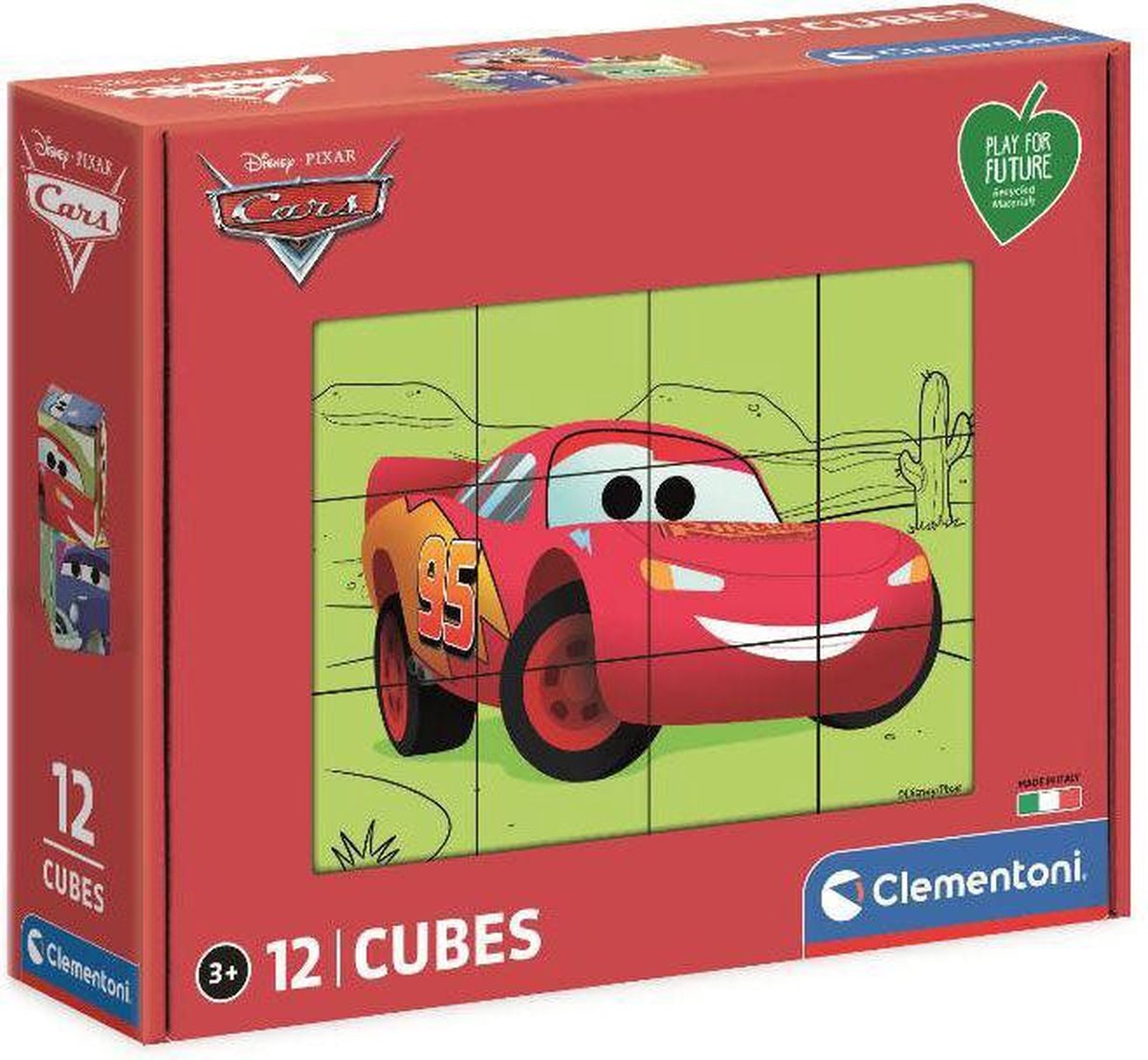 Disney Cars cube puzzel 12 st.