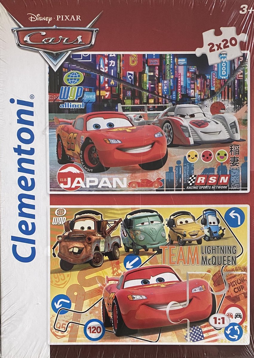 Disney Cars puzzel 2 x 20 Clementoni