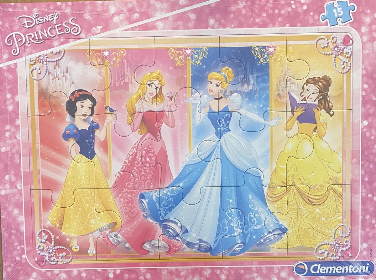 Disney Princes supercolor puzzel 15 Clementoni