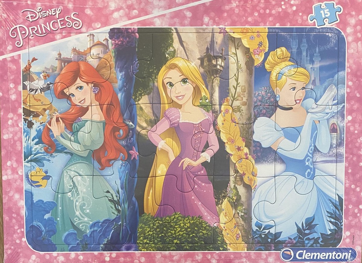 Disney Princes supercolor puzzel 15 Clementoni