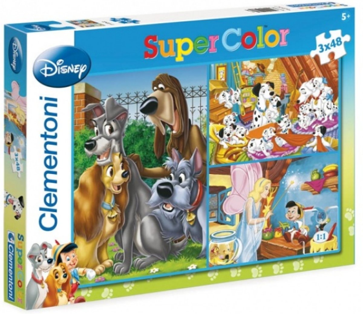 Disney Puzzel 3 x 48 stukjes