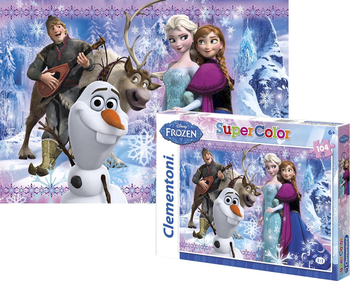 Frozen Puzzel - 104 Stukjes