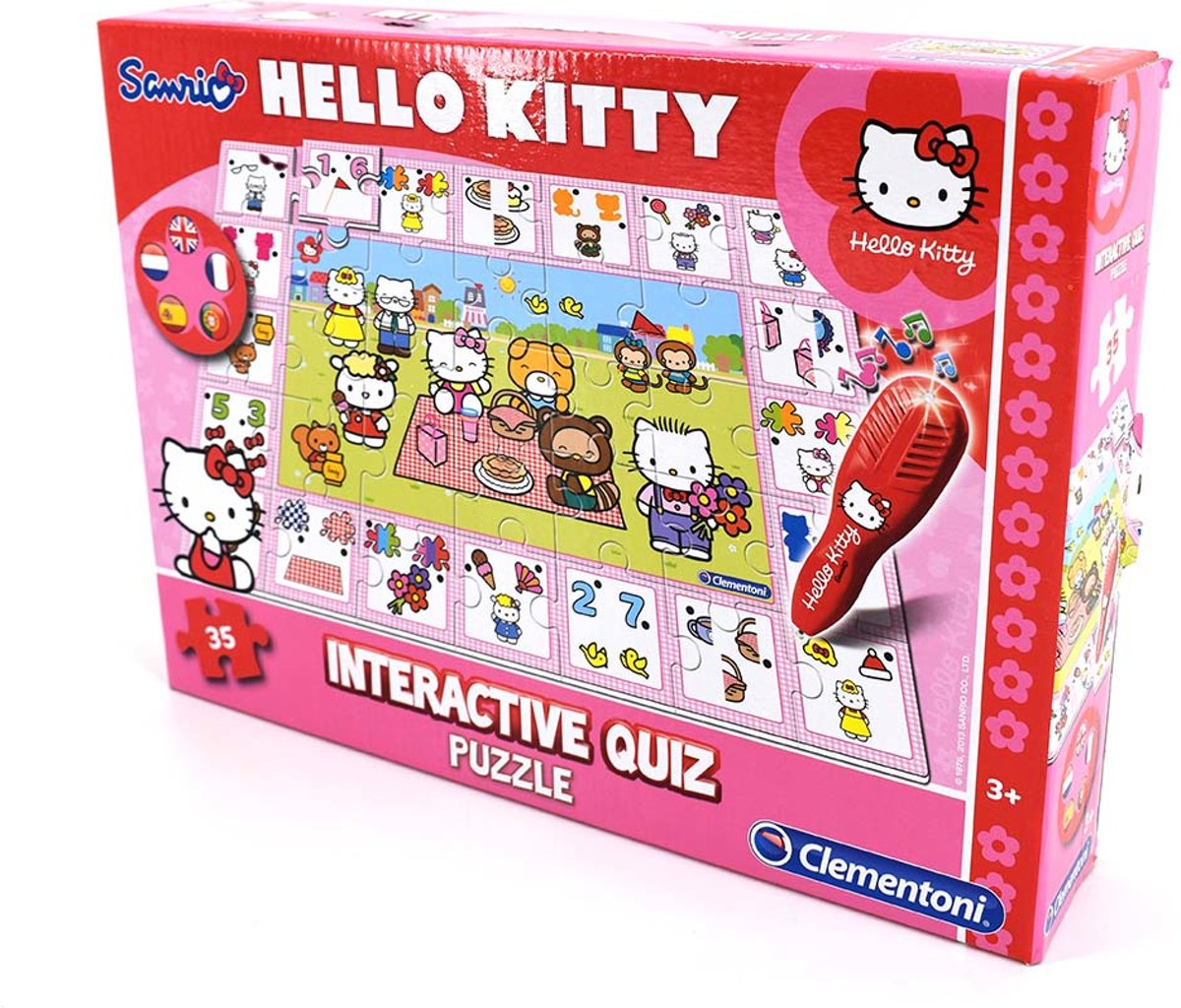 Hello Kitty interactieve quiz puzzel