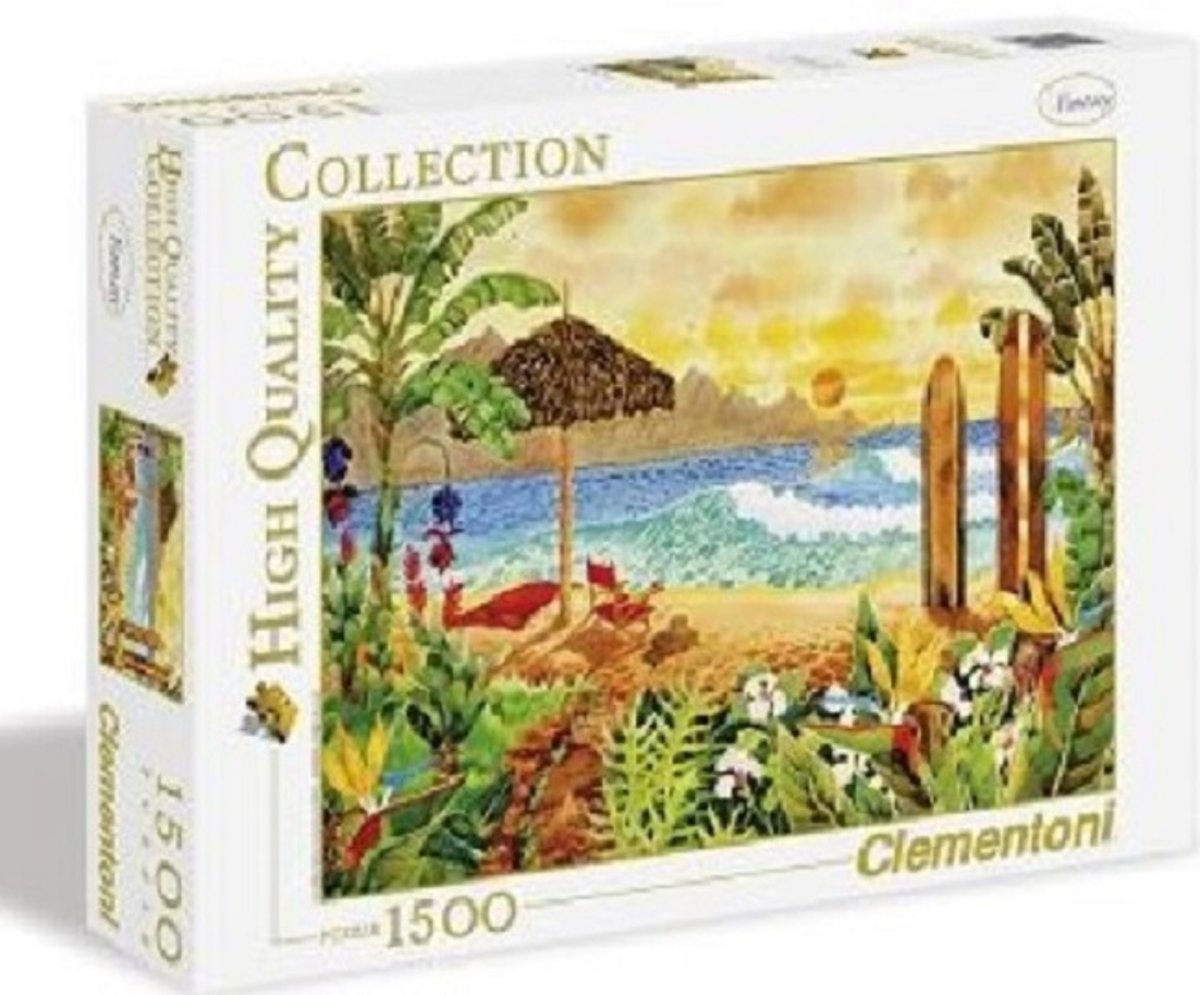 Legpuzzel - 1500 stukjes - Surfing the Islands - Clementoni puzzel