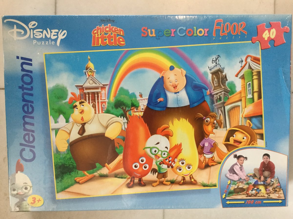 Legpuzzel - Vloerpuzzel - 40 stukken - Disney Chicken Little  - Clementoni puzzel