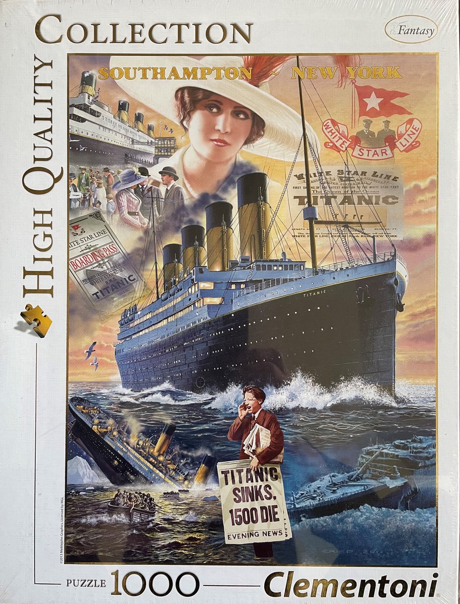 Legpuzzel Clementoni Titanic