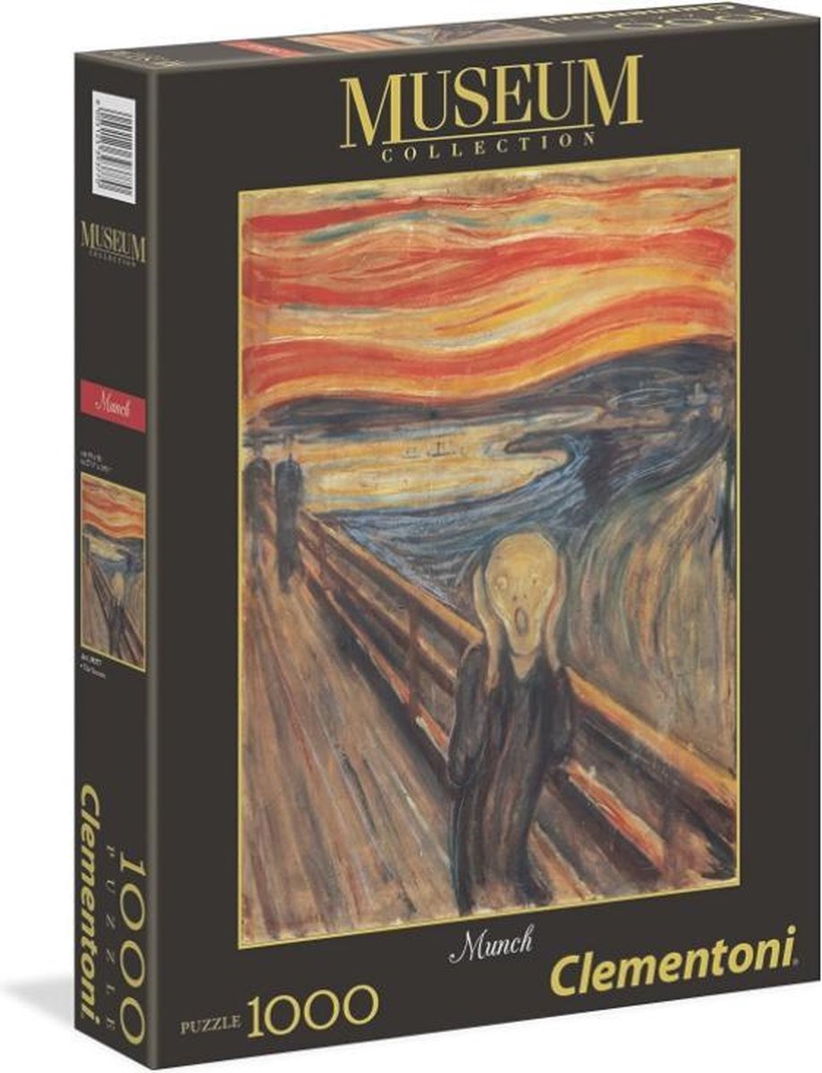 Munch - De schreeuw (1000 stukjes, kunst puzzel)