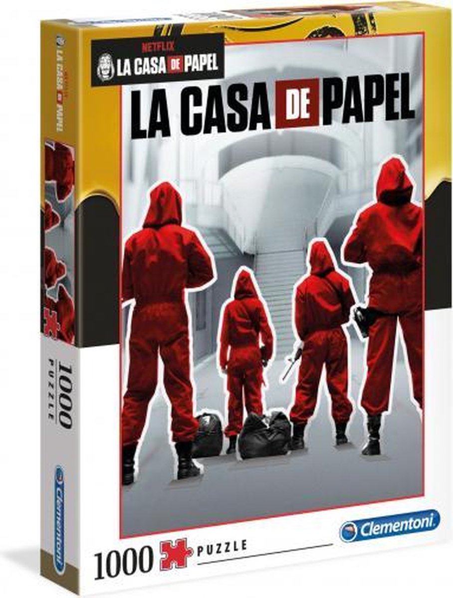 Netflix La Casa de Papel puzzel 1000 stukjes