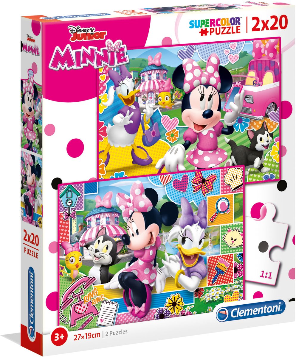 PUZZEL 2X20 MINNIE HAPPY HELPERS