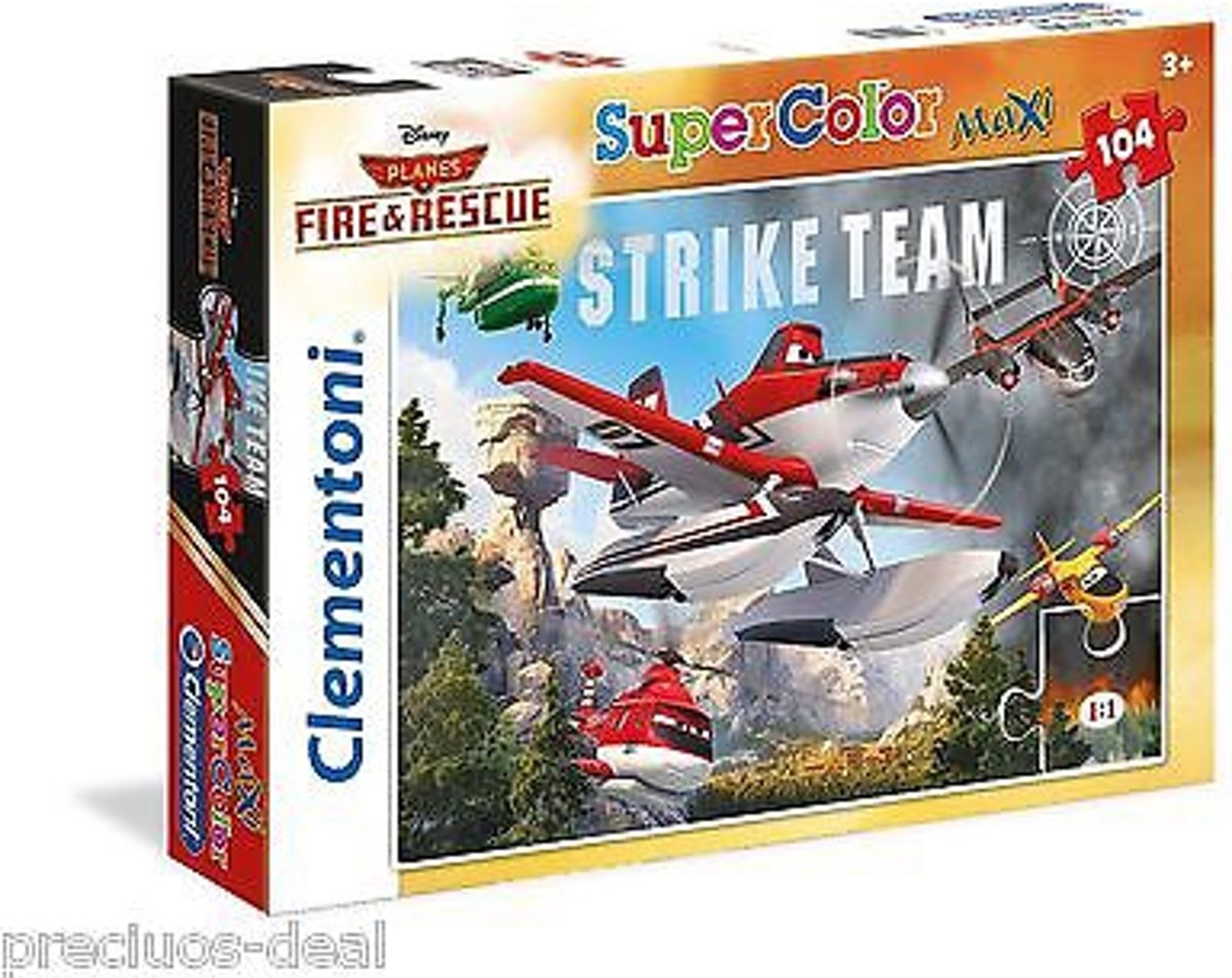 Puzzel 104 stukjes Planes Dangerous mission