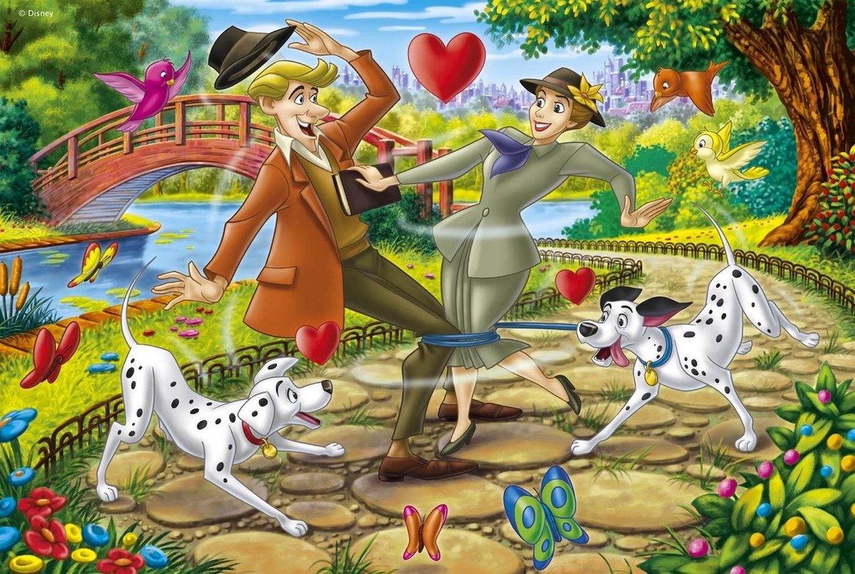 Puzzel 2x20 stukjes Disney Classic