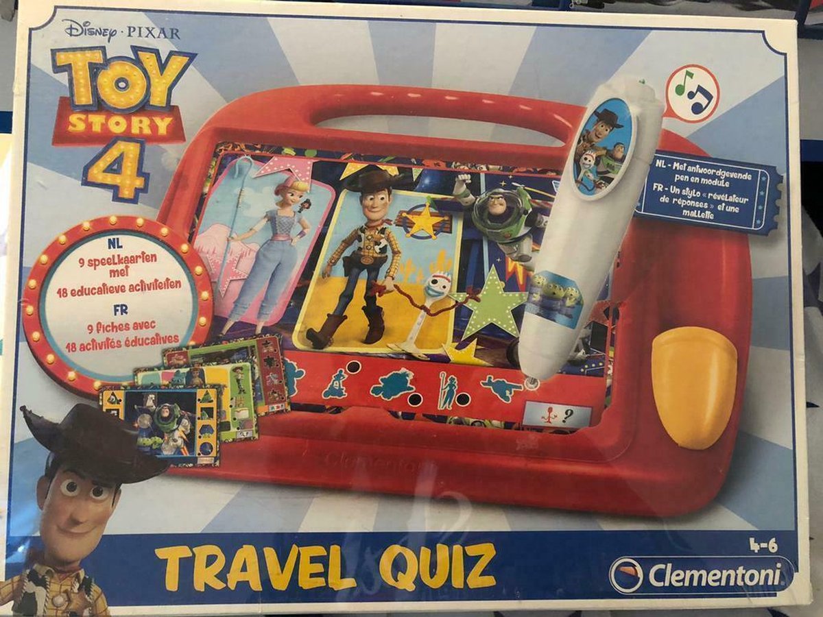 Toy Story 4 - travel quiz - Clementoni