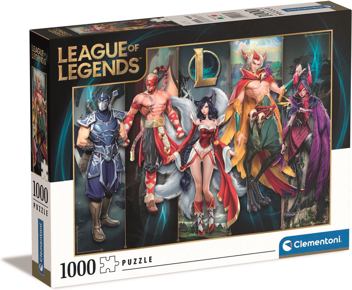 clementoni LEAGUE OF LEGENDS - Puzzel - 1000 stukjes