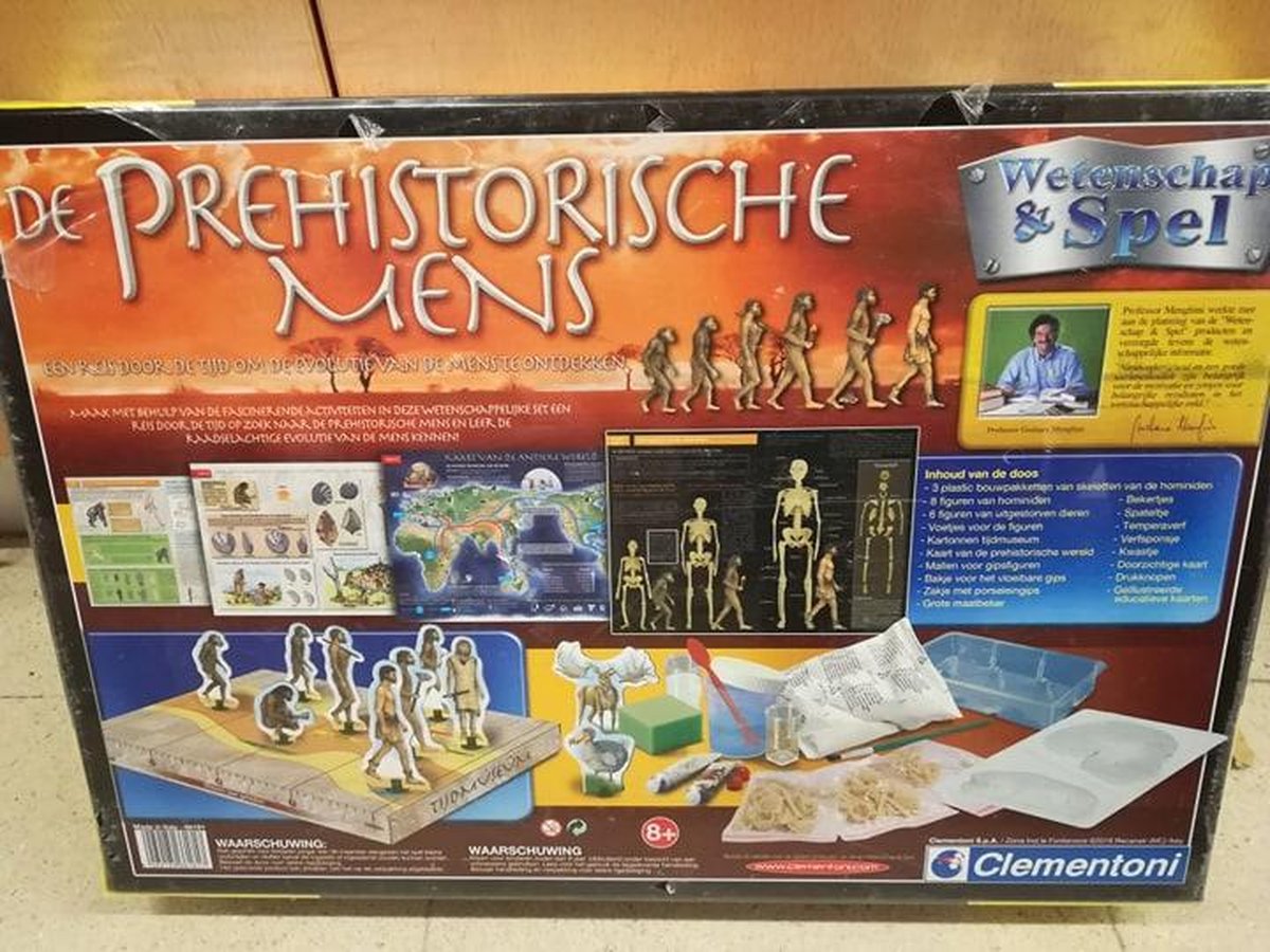 clementoni  de prehistorische  mens