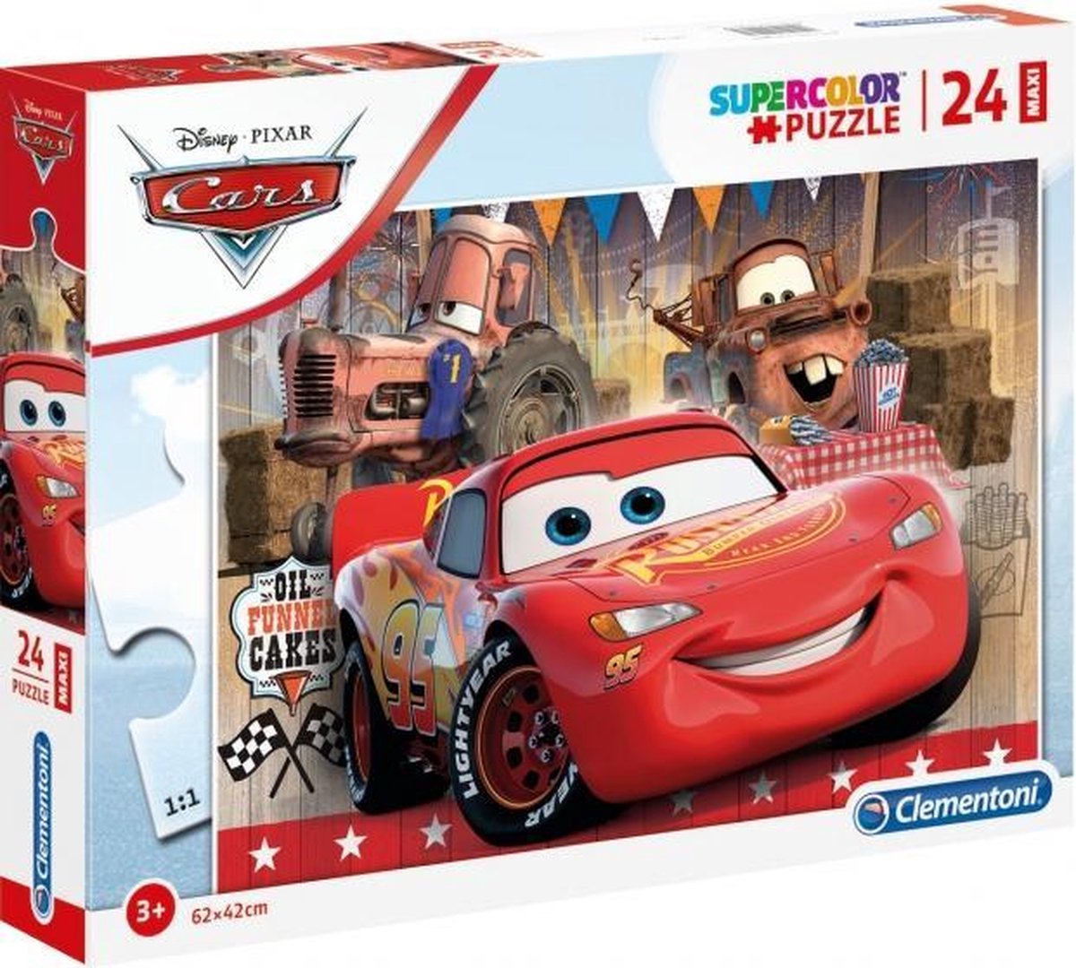 legpuzzel Maxi Cars 24 stukjes