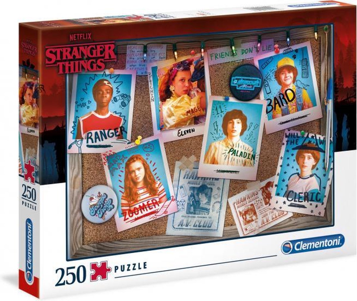 legpuzzel Stranger Things junior karton 250 stukjes